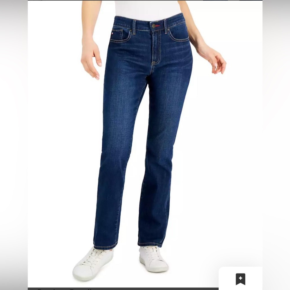 Tommy Hilfiger Dark Blue Straight Leg Jeans